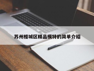 北京苏州相城区精品模特的简单介绍